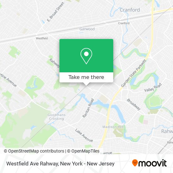 Mapa de Westfield Ave Rahway