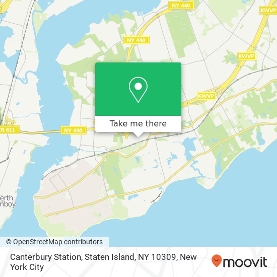 Canterbury Station, Staten Island, NY 10309 map