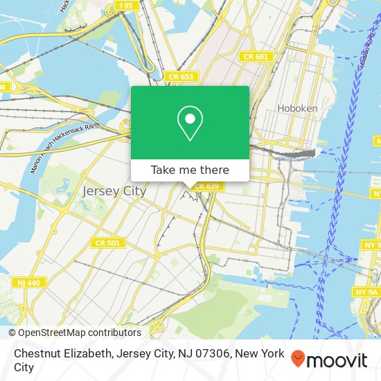 Chestnut Elizabeth, Jersey City, NJ 07306 map