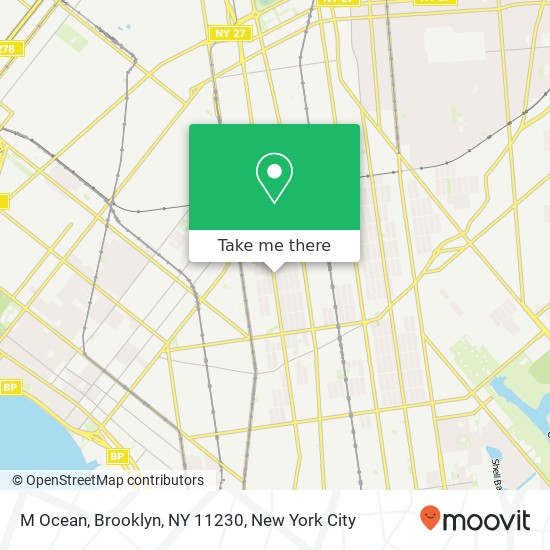 Mapa de M Ocean, Brooklyn, NY 11230