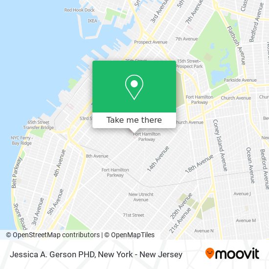 Mapa de Jessica A. Gerson PHD
