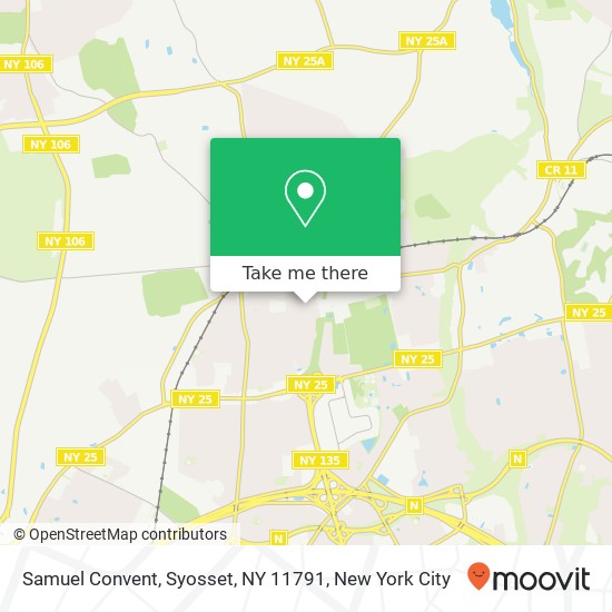 Samuel Convent, Syosset, NY 11791 map
