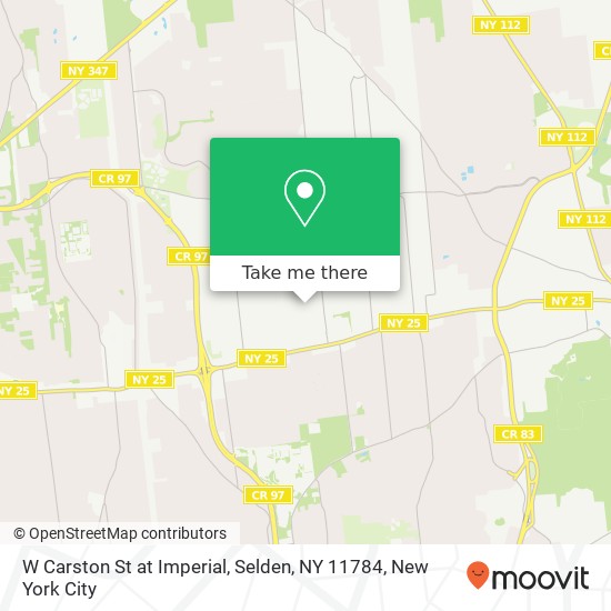 Mapa de W Carston St at Imperial, Selden, NY 11784