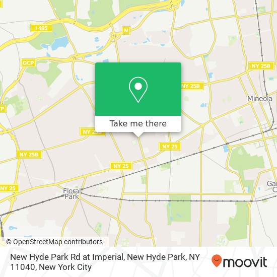 Mapa de New Hyde Park Rd at Imperial, New Hyde Park, NY 11040
