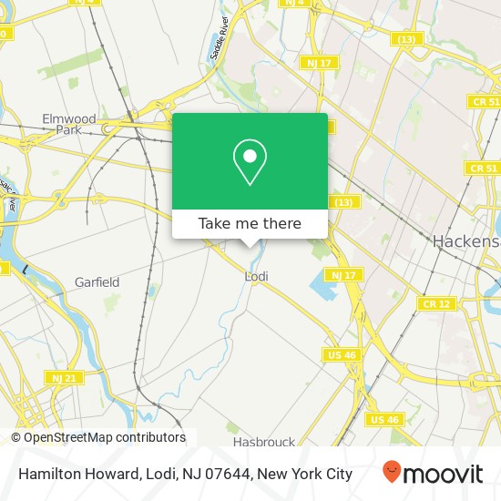 Hamilton Howard, Lodi, NJ 07644 map