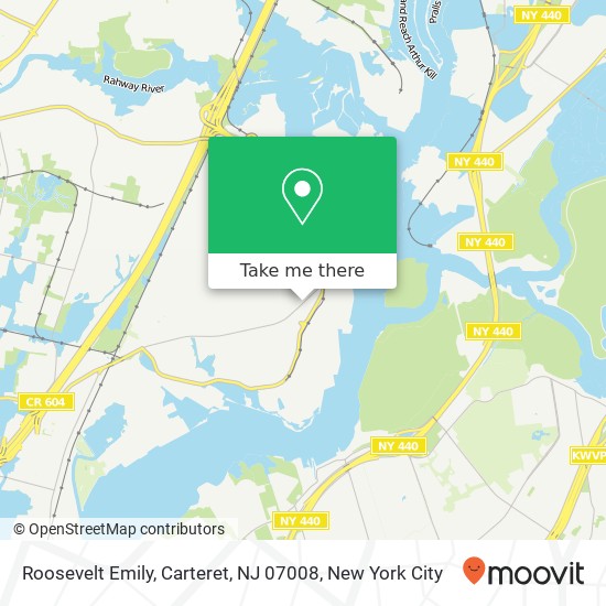 Roosevelt Emily, Carteret, NJ 07008 map
