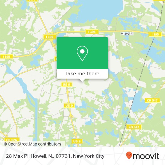 28 Max Pl, Howell, NJ 07731 map