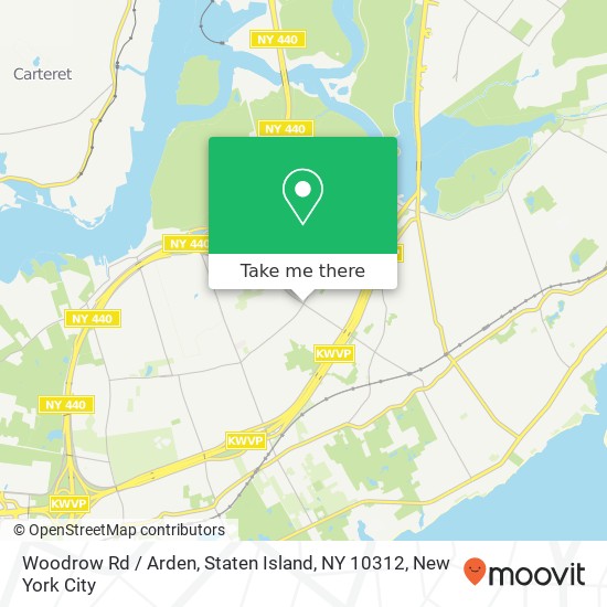 Woodrow Rd / Arden, Staten Island, NY 10312 map