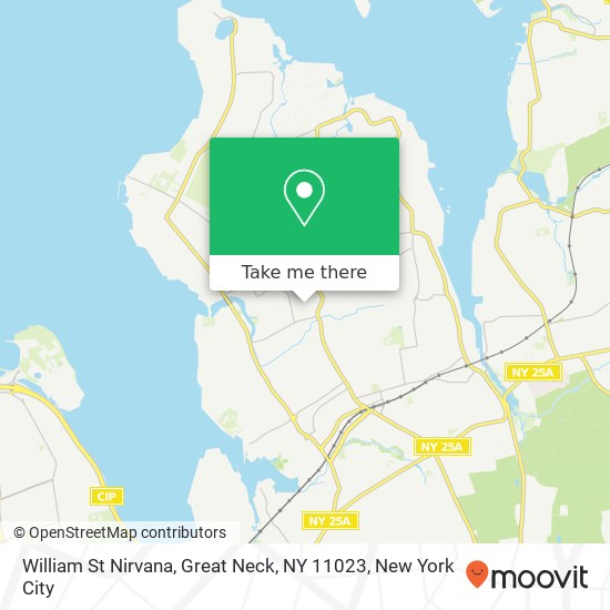 Mapa de William St Nirvana, Great Neck, NY 11023