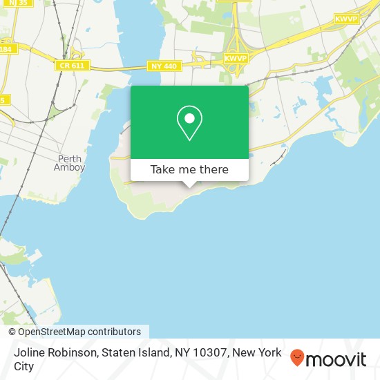 Mapa de Joline Robinson, Staten Island, NY 10307