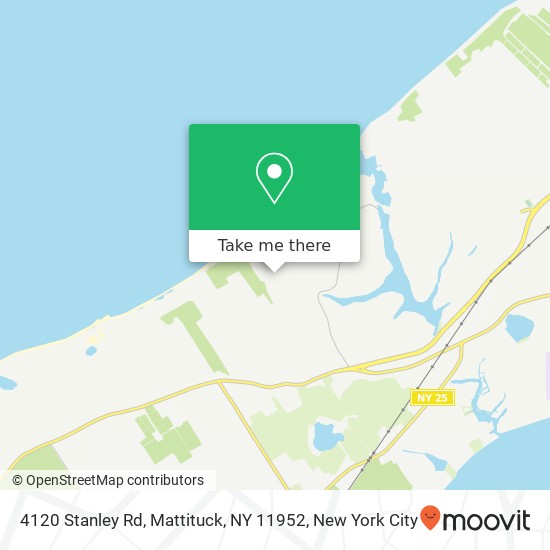 Mapa de 4120 Stanley Rd, Mattituck, NY 11952