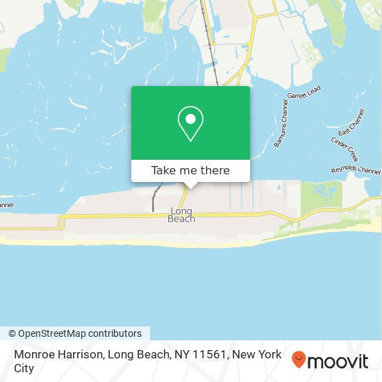 Mapa de Monroe Harrison, Long Beach, NY 11561