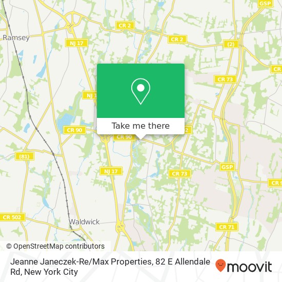 Jeanne Janeczek-Re / Max Properties, 82 E Allendale Rd map