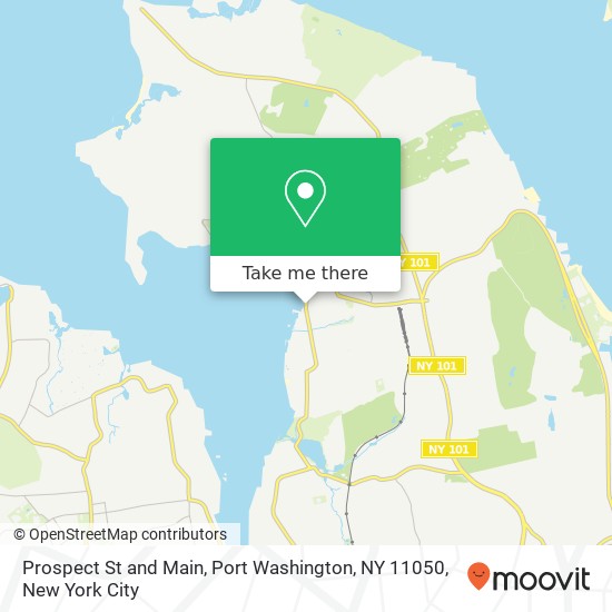 Mapa de Prospect St and Main, Port Washington, NY 11050