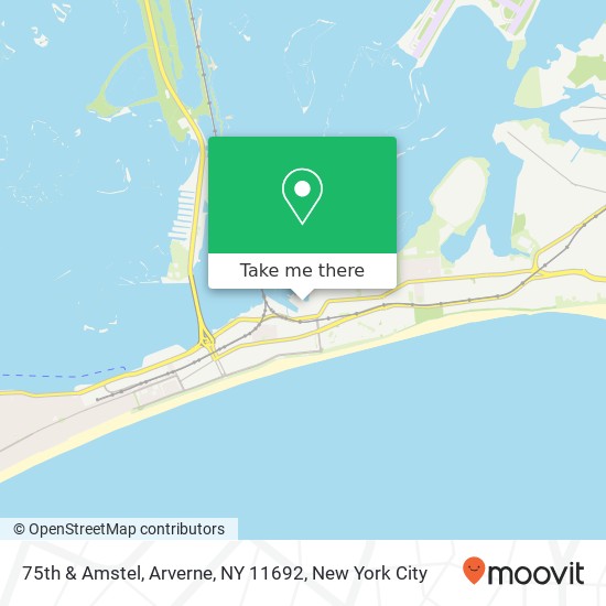 Mapa de 75th & Amstel, Arverne, NY 11692