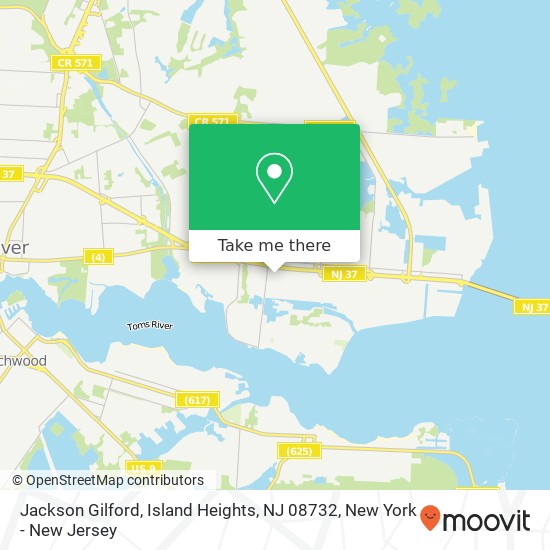 Jackson Gilford, Island Heights, NJ 08732 map