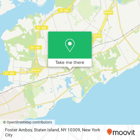 Mapa de Foster Amboy, Staten Island, NY 10309