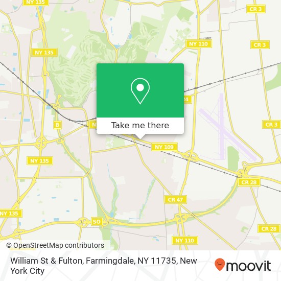 William St & Fulton, Farmingdale, NY 11735 map