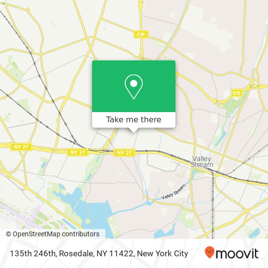 Mapa de 135th 246th, Rosedale, NY 11422
