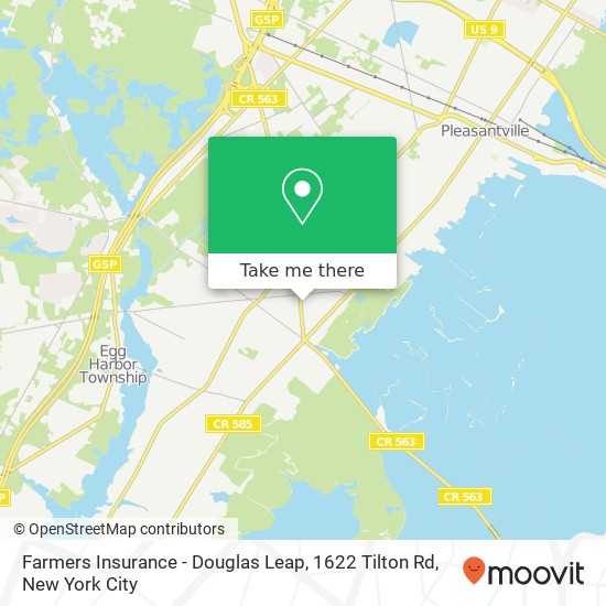 Farmers Insurance - Douglas Leap, 1622 Tilton Rd map