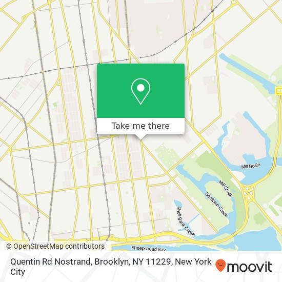 Quentin Rd Nostrand, Brooklyn, NY 11229 map