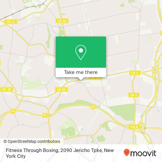 Fitness Through Boxing, 2090 Jericho Tpke map