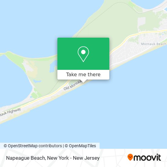 Napeague Beach map