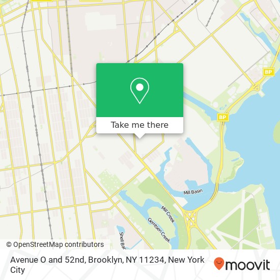 Avenue O and 52nd, Brooklyn, NY 11234 map