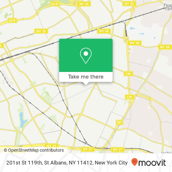 201st St 119th, St Albans, NY 11412 map