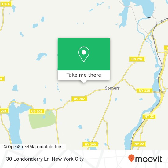 Mapa de 30 Londonderry Ln, Somers, NY 10589