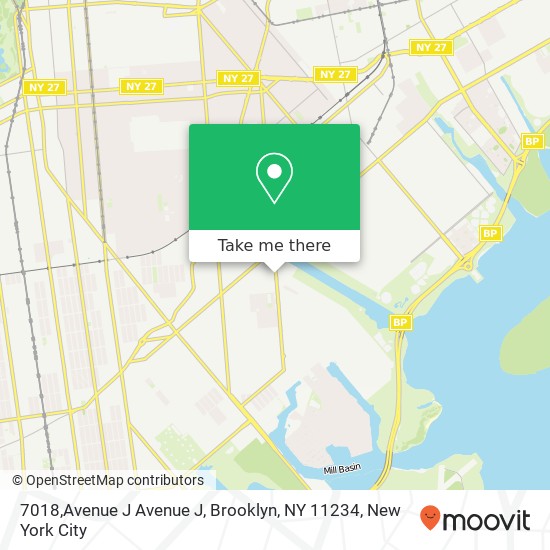 7018,Avenue J Avenue J, Brooklyn, NY 11234 map