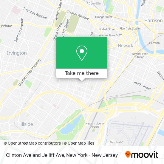 Mapa de Clinton Ave and Jelliff Ave