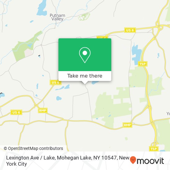 Lexington Ave / Lake, Mohegan Lake, NY 10547 map