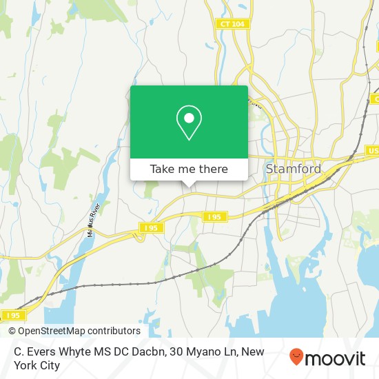 Mapa de C. Evers Whyte MS DC Dacbn, 30 Myano Ln