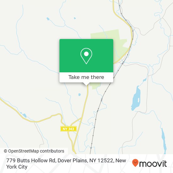 779 Butts Hollow Rd, Dover Plains, NY 12522 map