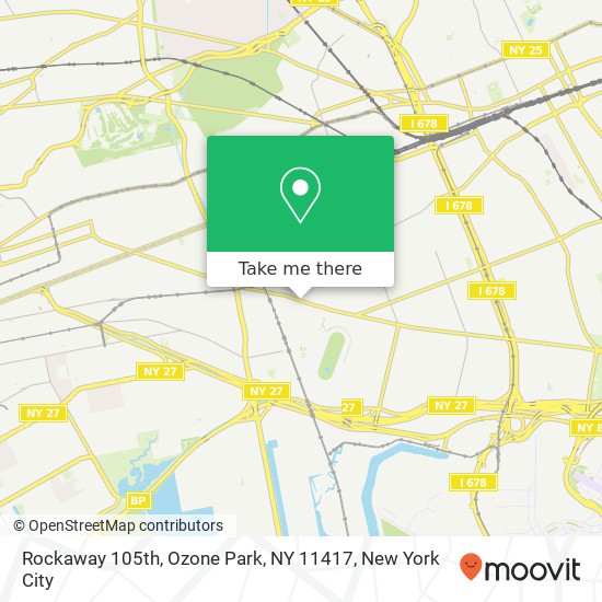 Mapa de Rockaway 105th, Ozone Park, NY 11417