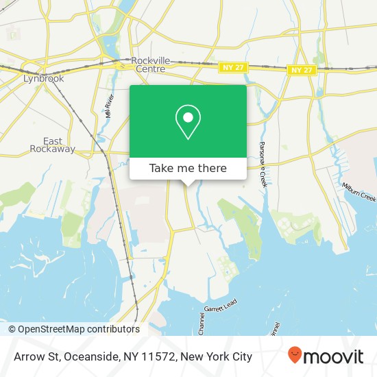 Arrow St, Oceanside, NY 11572 map