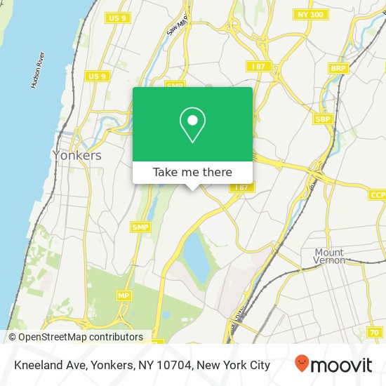 Kneeland Ave, Yonkers, NY 10704 map