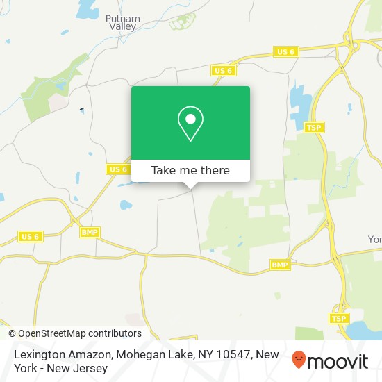 Lexington Amazon, Mohegan Lake, NY 10547 map