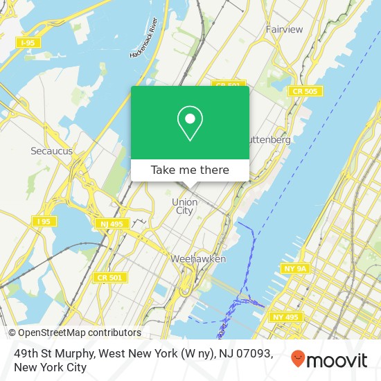 49th St Murphy, West New York (W ny), NJ 07093 map