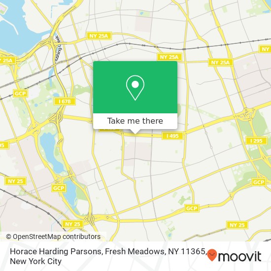 Mapa de Horace Harding Parsons, Fresh Meadows, NY 11365