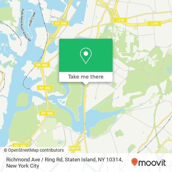 Richmond Ave / Ring Rd, Staten Island, NY 10314 map