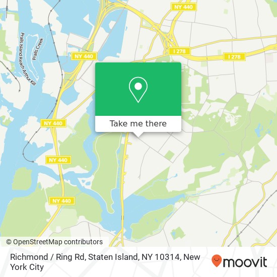 Richmond / Ring Rd, Staten Island, NY 10314 map