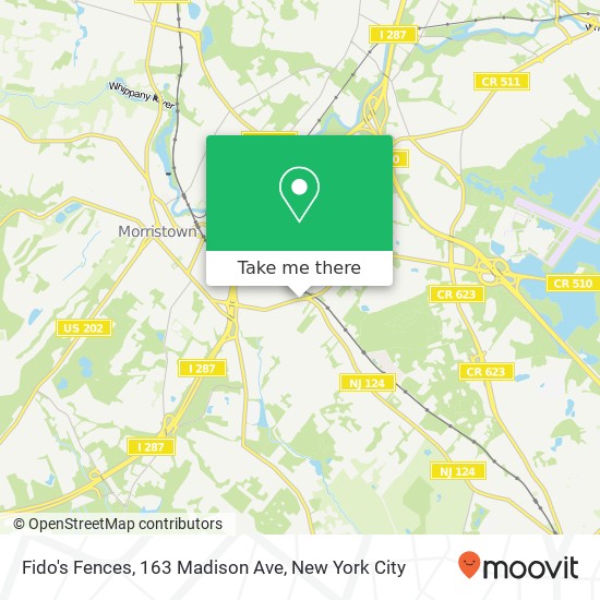 Mapa de Fido's Fences, 163 Madison Ave