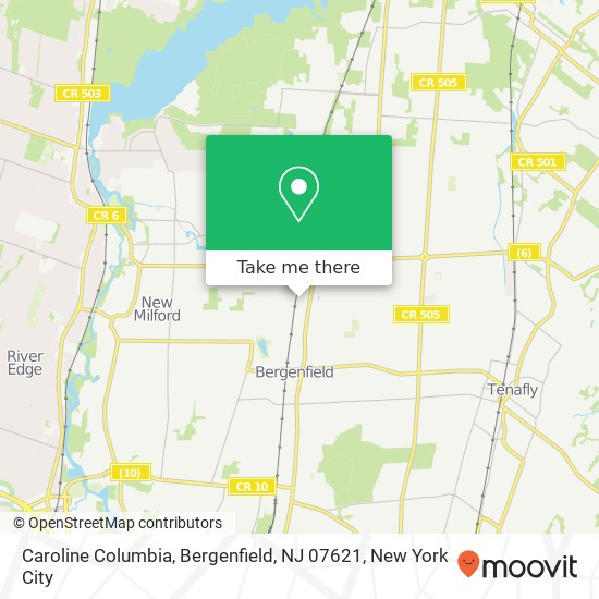 Caroline Columbia, Bergenfield, NJ 07621 map