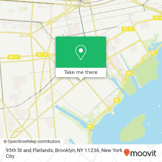 Mapa de 95th St and Flatlands, Brooklyn, NY 11236