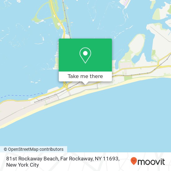 Mapa de 81st Rockaway Beach, Far Rockaway, NY 11693