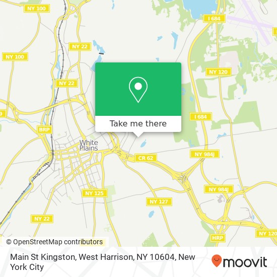 Mapa de Main St Kingston, West Harrison, NY 10604