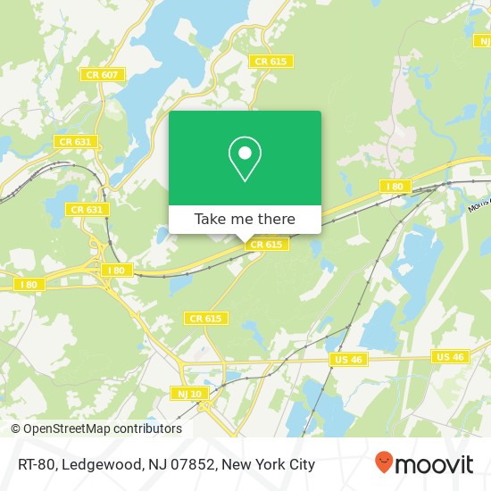 RT-80, Ledgewood, NJ 07852 map