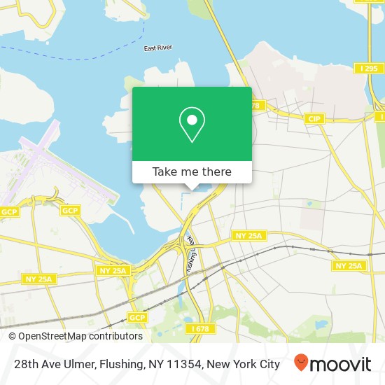Mapa de 28th Ave Ulmer, Flushing, NY 11354